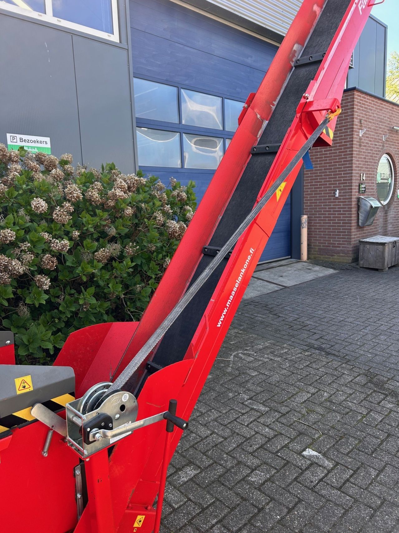 Gebruikte: nette Hakki Pilke Falcon EM 380V zaagkloofmachine