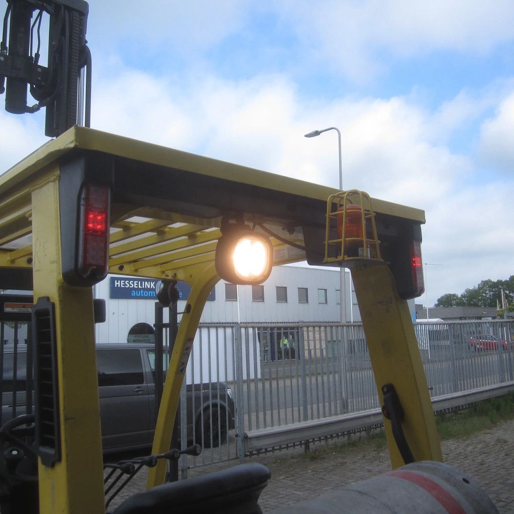 Hyster 3.0 FT, LPG-gas, triplex, side shift, freelift.
