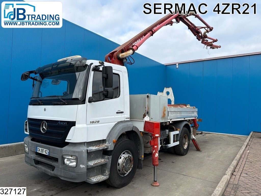 Mercedes Axor 1829 4x2, Steel suspension, Manual, Sermac