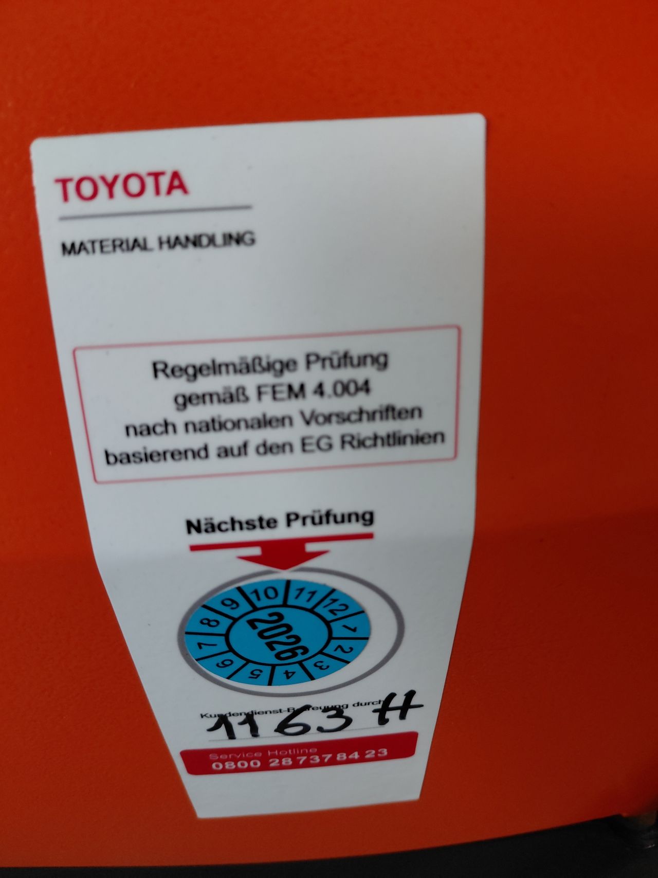 Toyota lwe 1400 palletwagen