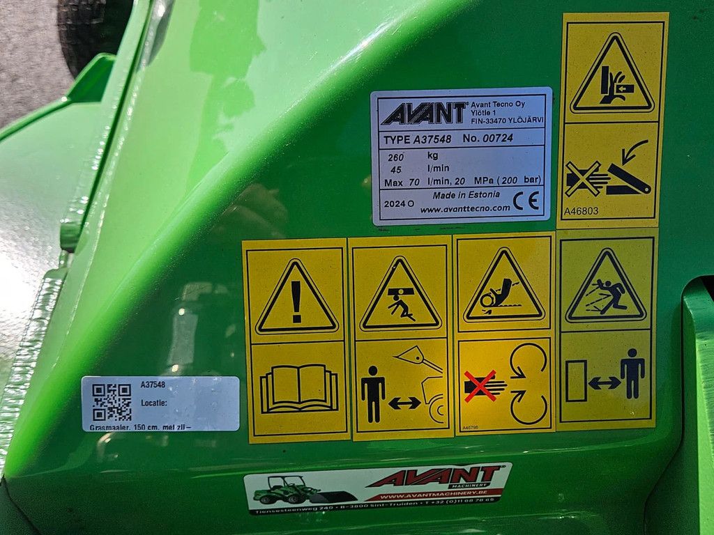 Avant Gazonmaaier 1500 mm breed