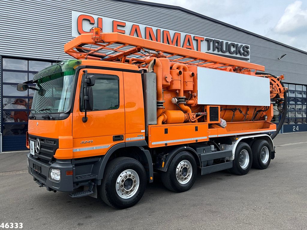 Mercedes-Benz Actros 3241 8x4 AssMann 14,5 m³ kolkenzuiger