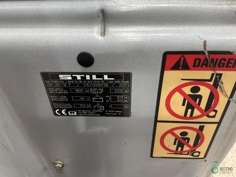 Forklifts Electric Still RX20-16P 2017