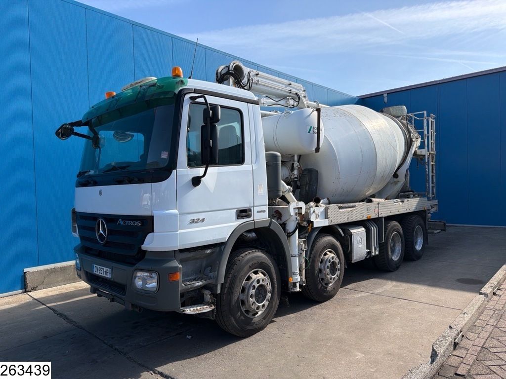 Mercedes Actros 3241 8x4, EPS, Schwing 21, Remote, Steel