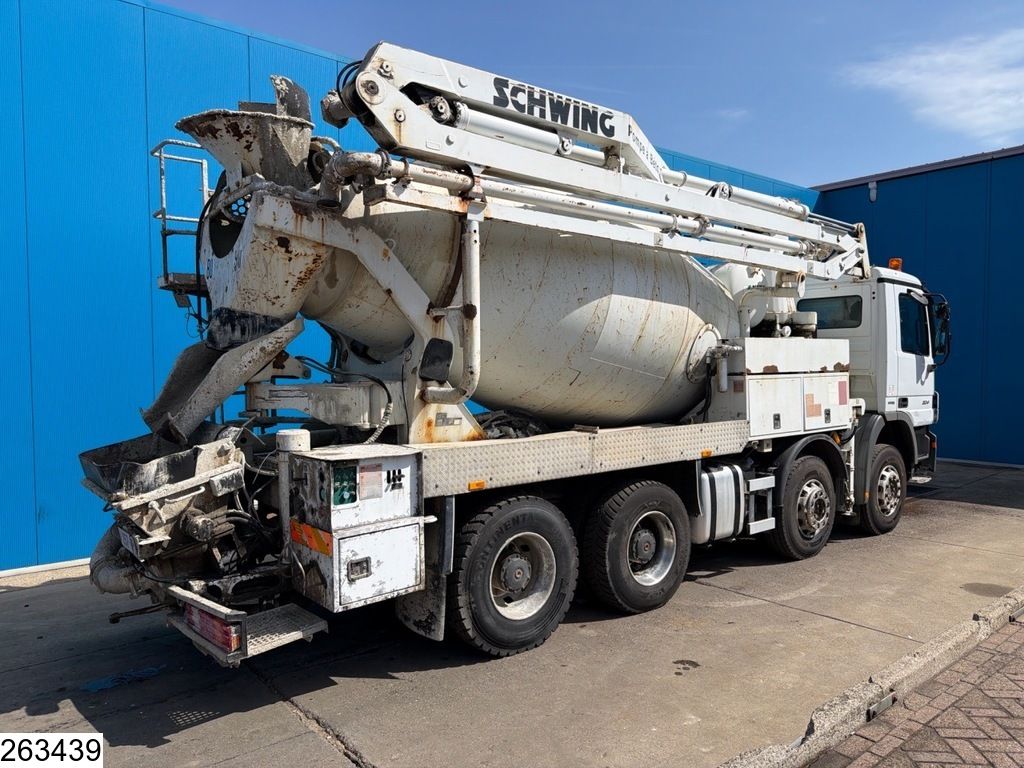 Mercedes Actros 3241 8x4, EPS, Schwing 21, Remote, Steel