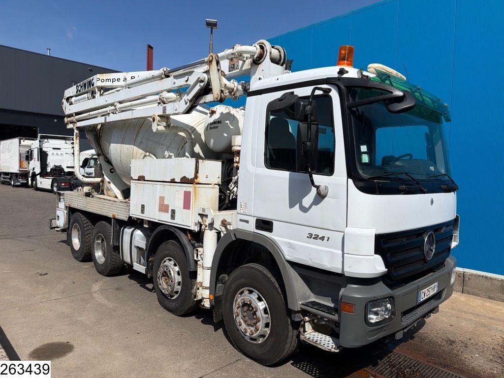 Mercedes Actros 3241 8x4, EPS, Schwing 21, Remote, Steel