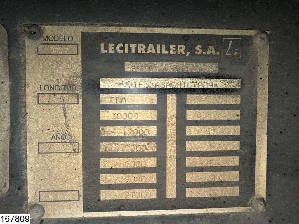 Lecitrailer Koel vries Carrier Vector 1950, Dhollandia