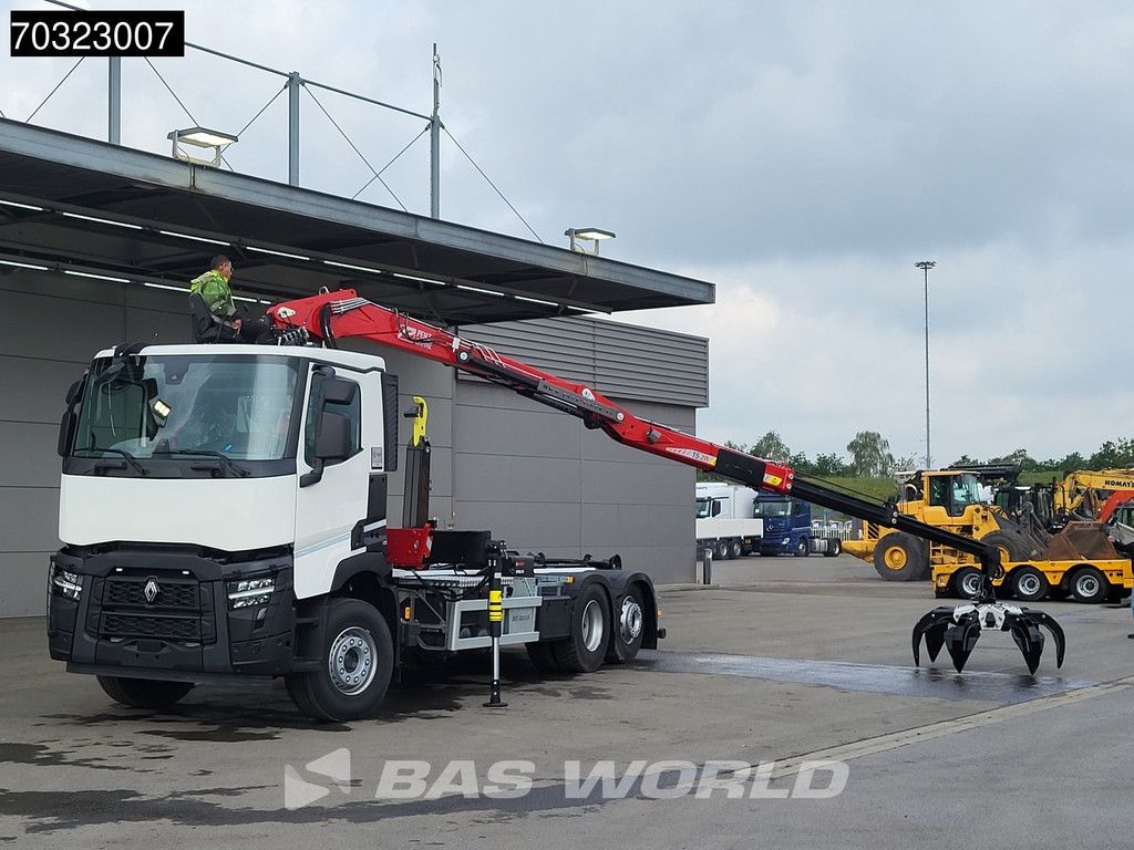 Renault C C 480 6X2 NEW! Penz Crane 15Z.9.50R HIAB 20S56 containersystem Euro 6