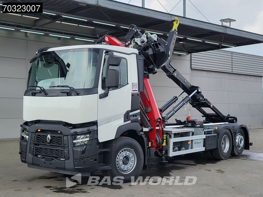Renault C C 480 6X2 NEW! Penz Crane 15Z.9.50R HIAB 20S56 containersystem Euro 6