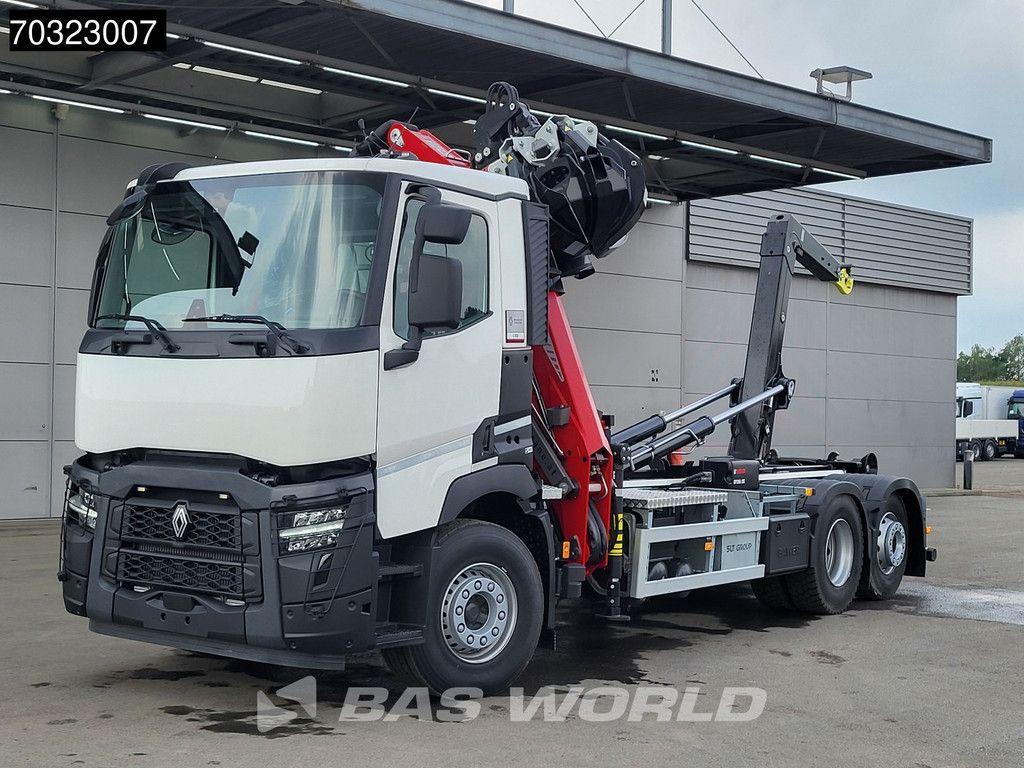 Renault C C 480 6X2 NEW! Penz Crane 15Z.9.50R HIAB 20S56 containersystem Euro 6