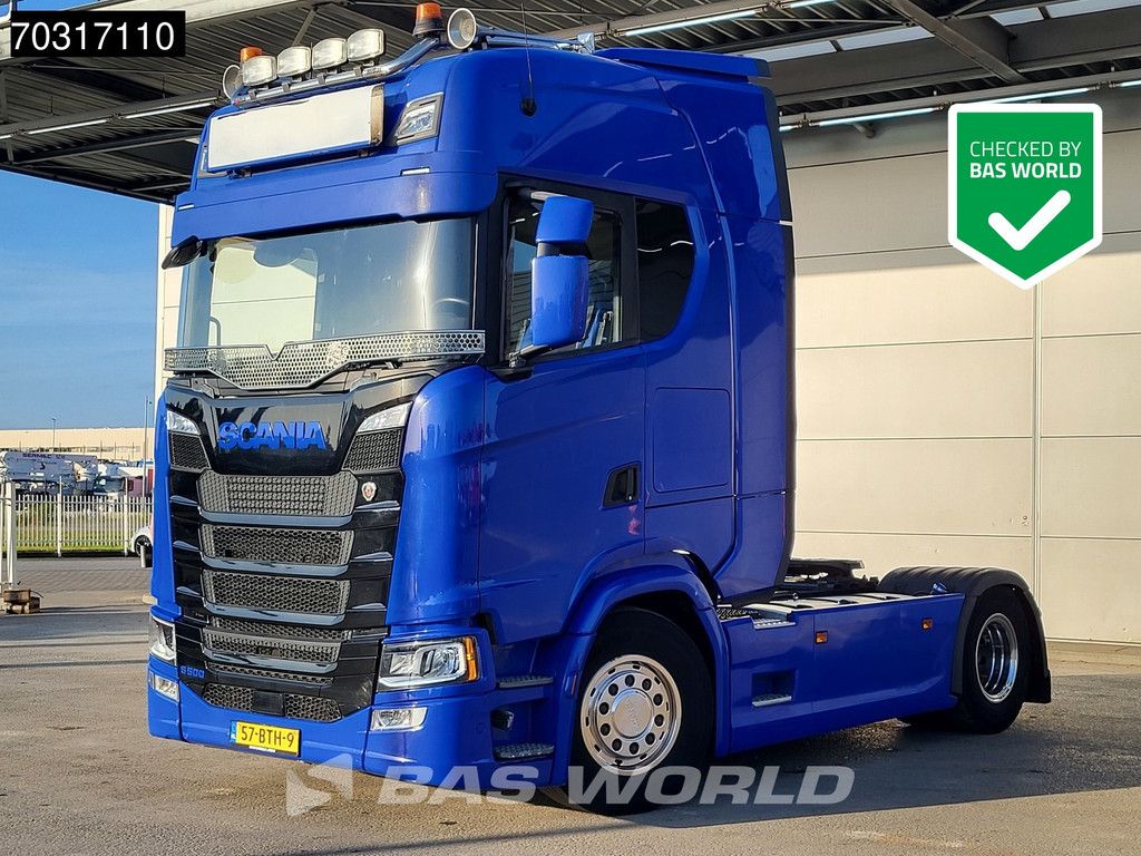 Scania S S500 4X2 NL-Truck Retarder Hydraulic 2xTanks ACC Navi Standklima