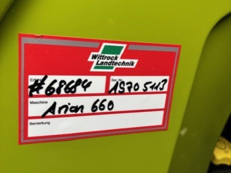 Claas Arion 660 Cebis