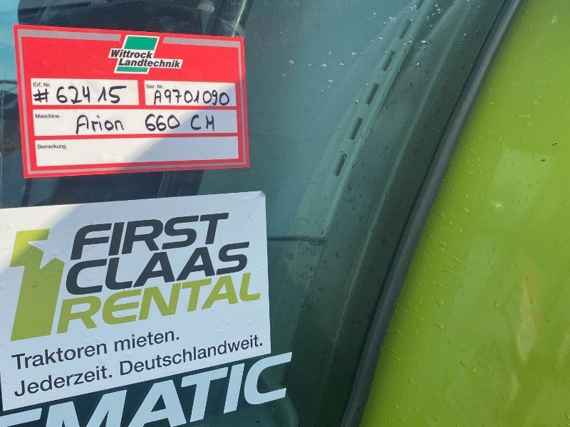 Claas Arion 660 Cmatic