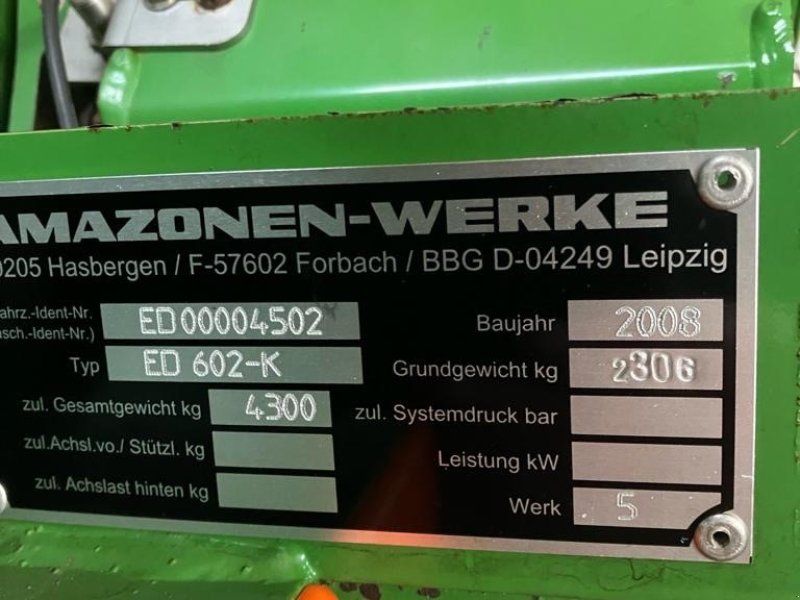 Amazone ED 602 K Pofi