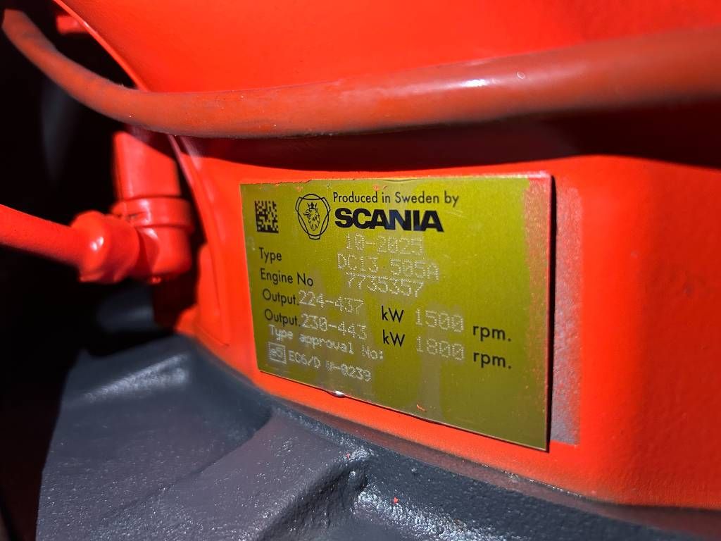 Scania DC13 072A - 550 kVA Stage V Genset - DPX-19929