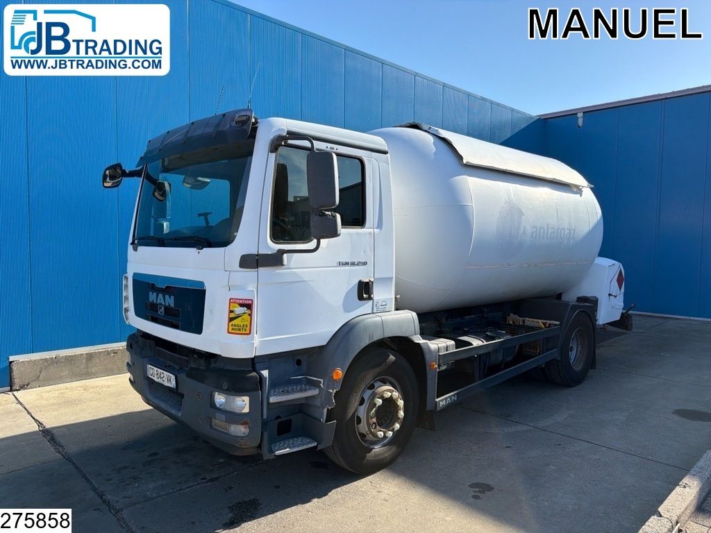 MAN TGM 18 290 EURO 5, Barneoud, 17.737 L, Handgeschakeld, Gas