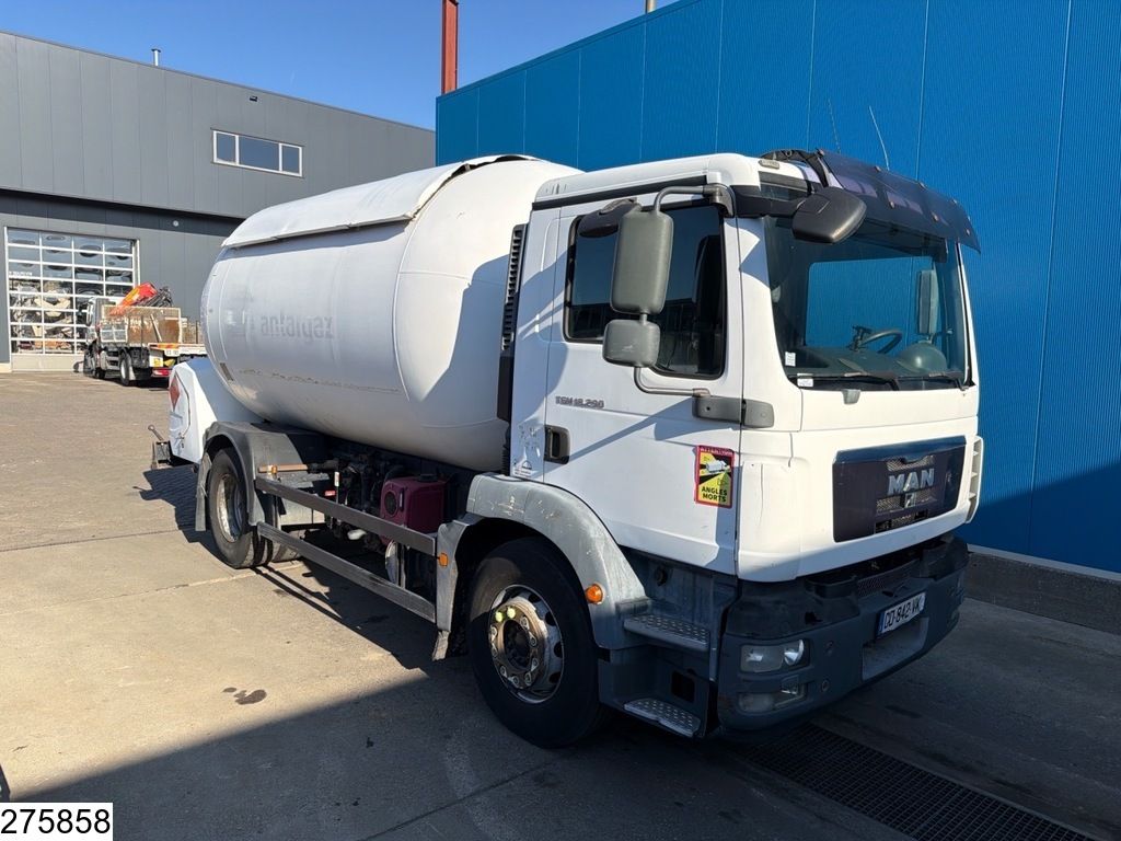 MAN TGM 18 290 EURO 5, Barneoud, 17.737 L, Handgeschakeld, Gas