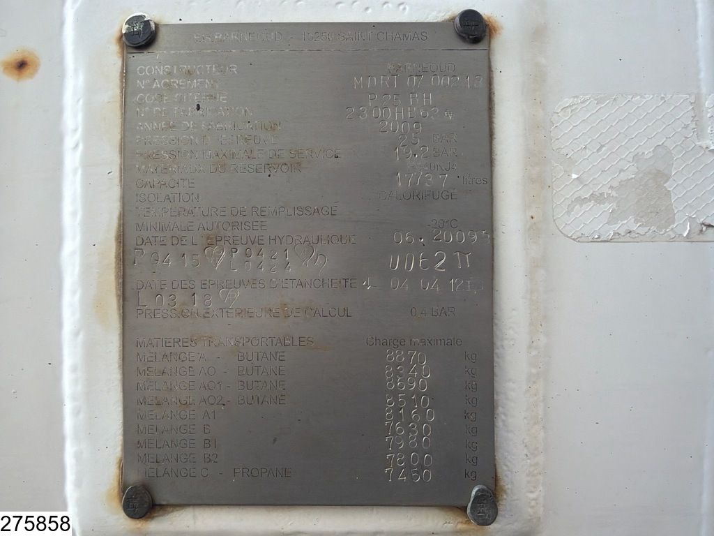 MAN TGM 18 290 EURO 5, Barneoud, 17.737 L, Handgeschakeld, Gas