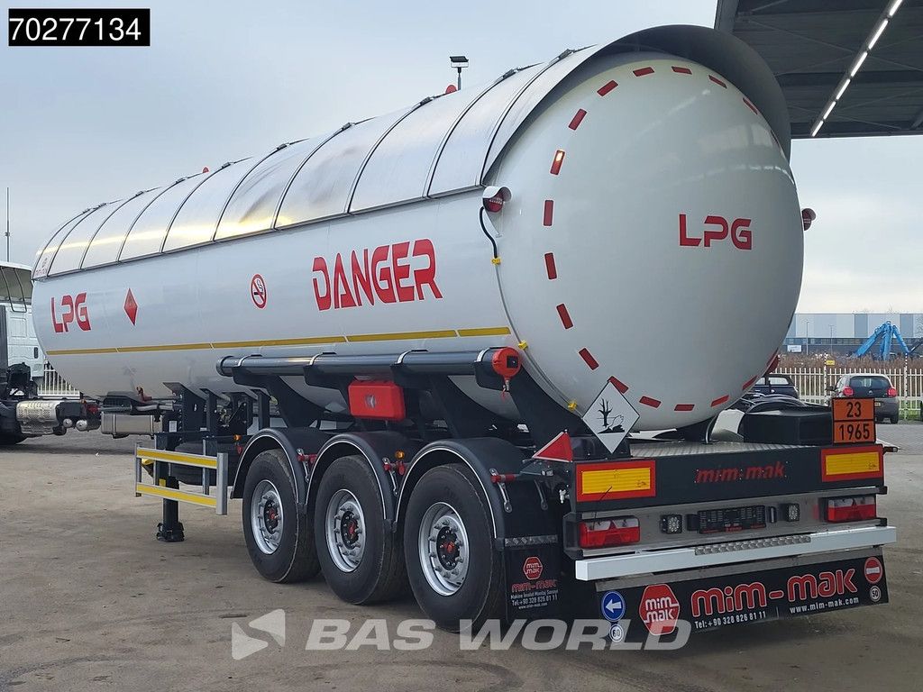 MIM-MAK LPG TRANSPORT TANK 3 Achsen NEW 48m3 Liftachse Gas ADR