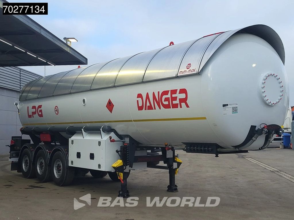 MIM-MAK LPG TRANSPORT TANK 3 Achsen NEW 48m3 Liftachse Gas ADR