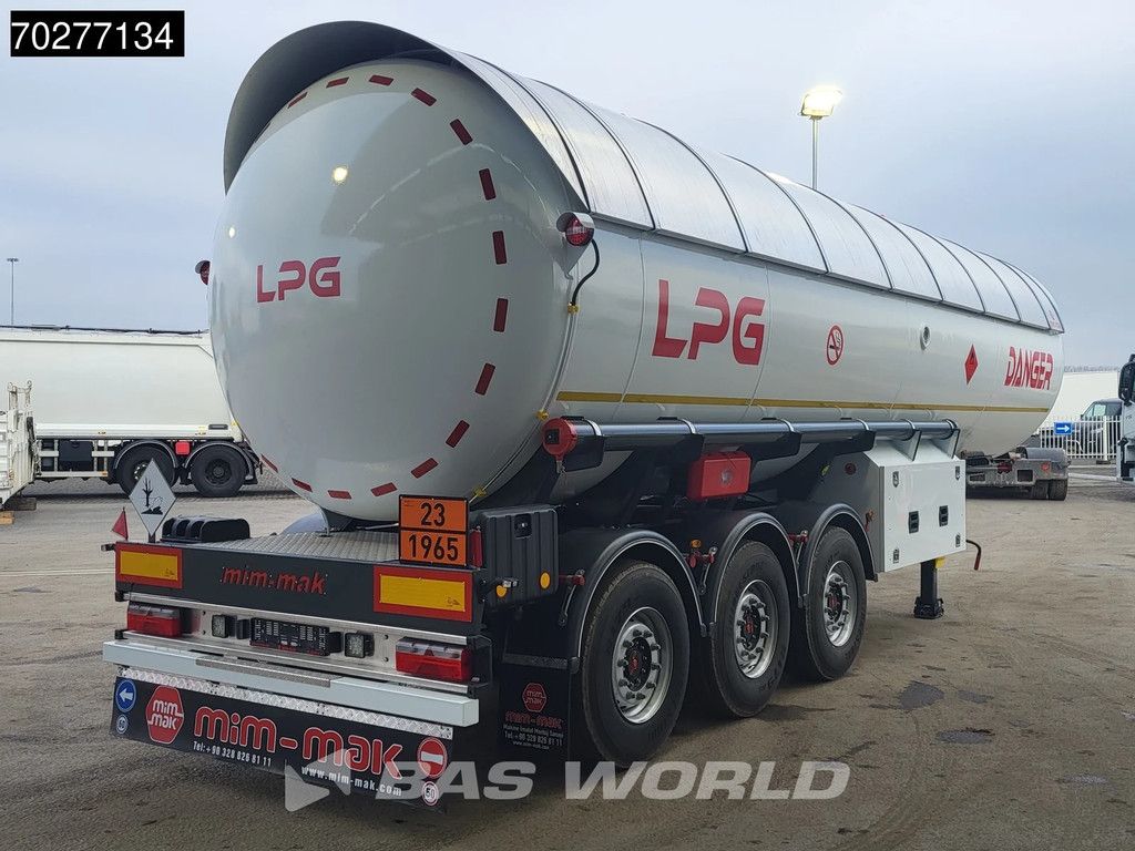 MIM-MAK LPG TRANSPORT TANK 3 Achsen NEW 48m3 Liftachse Gas ADR