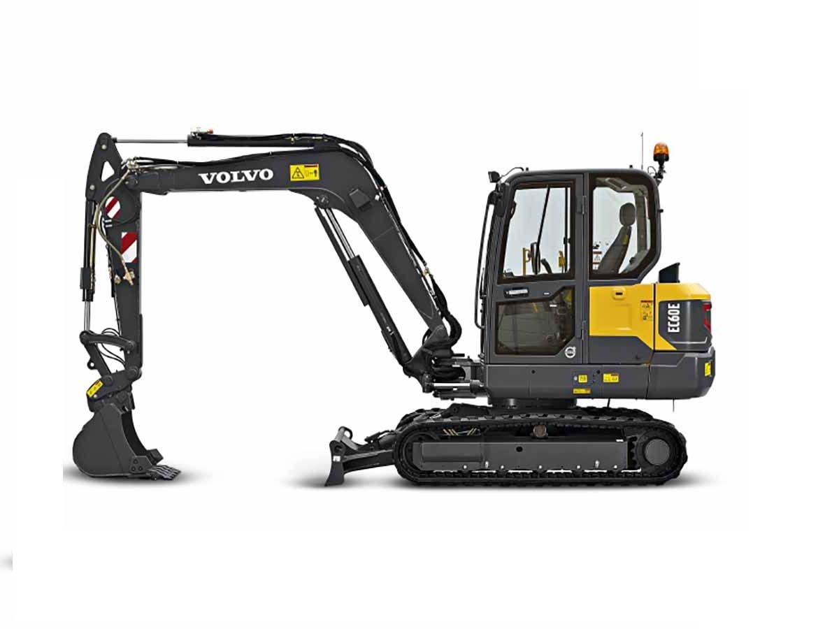 Volvo EC60E, minigraver, minikraan, BJ2025, Nieuw!