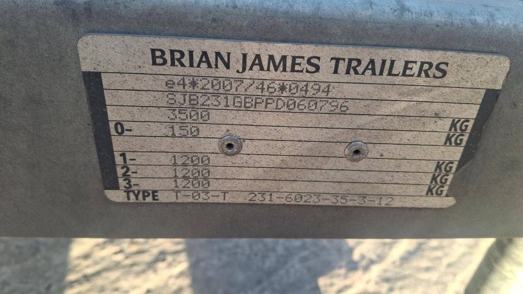 Tipper Brian James T-03T 3500kg