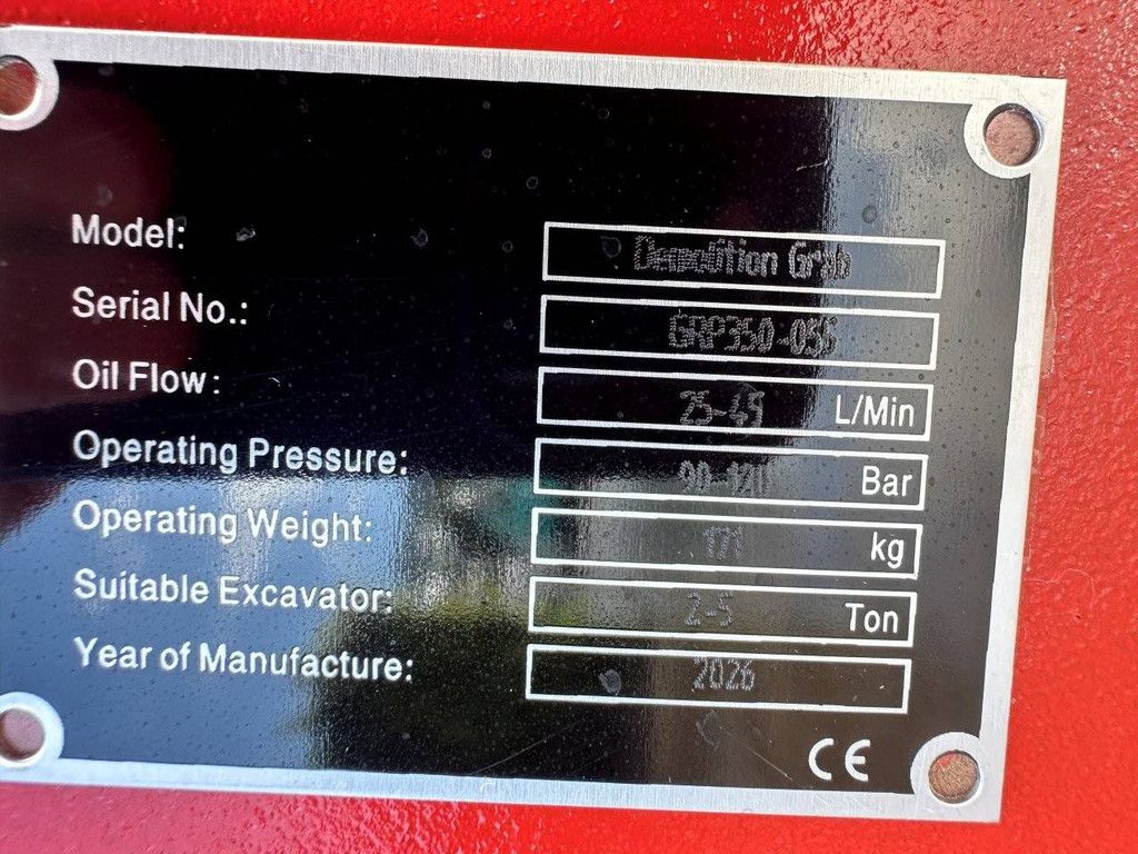 Sorteergrijper HGRP 350 2025 Nieuw