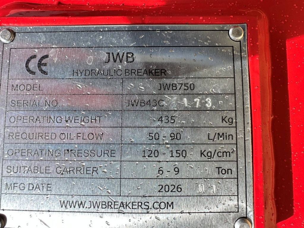 Hydraulikhammer JWB 750 2026 Neu