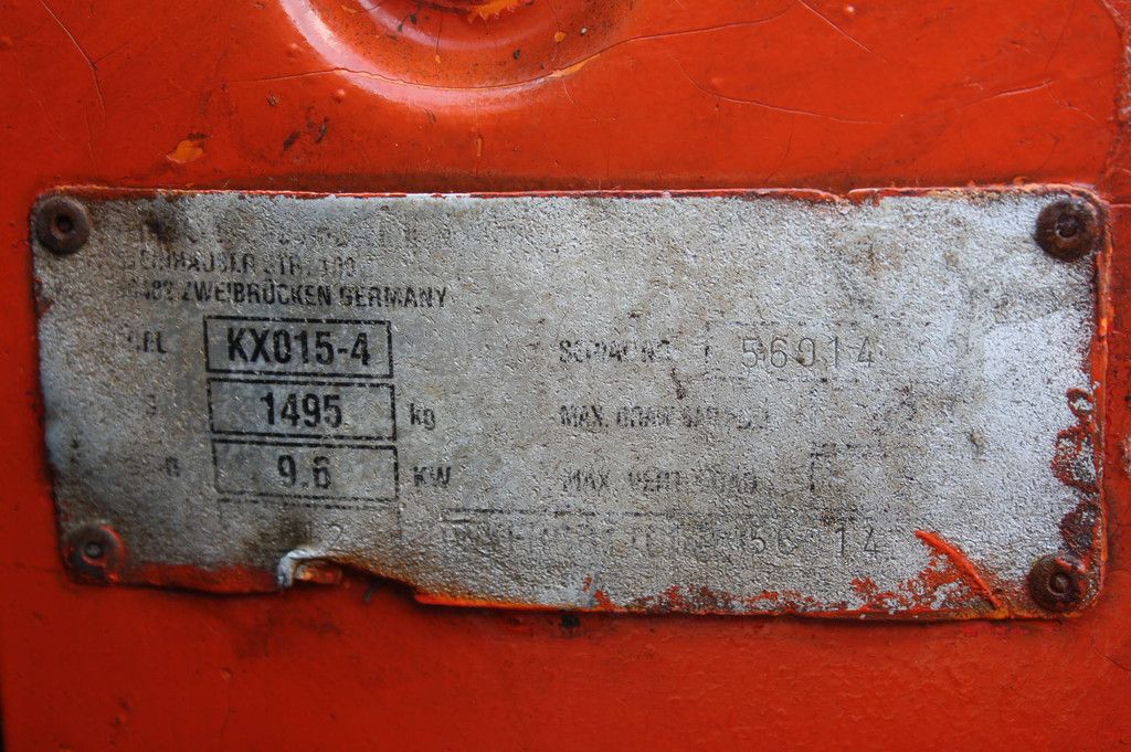 Mini excavator Kubota KX015-4 Diesel 9.6kW 2012