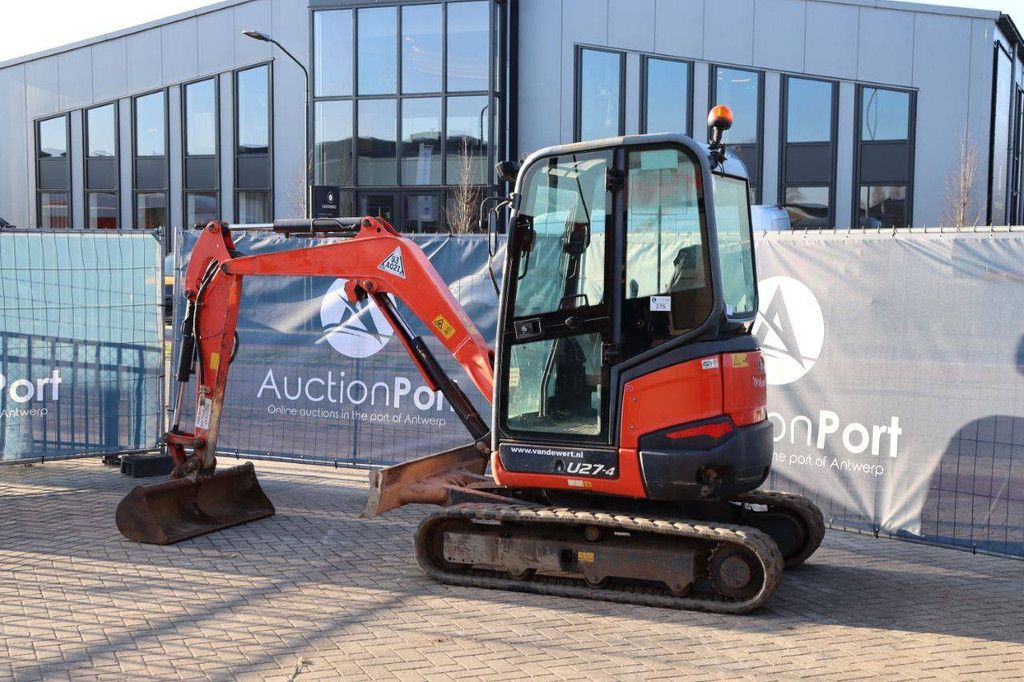 Crawler excavator Kubota U27-4 Diesel 2016