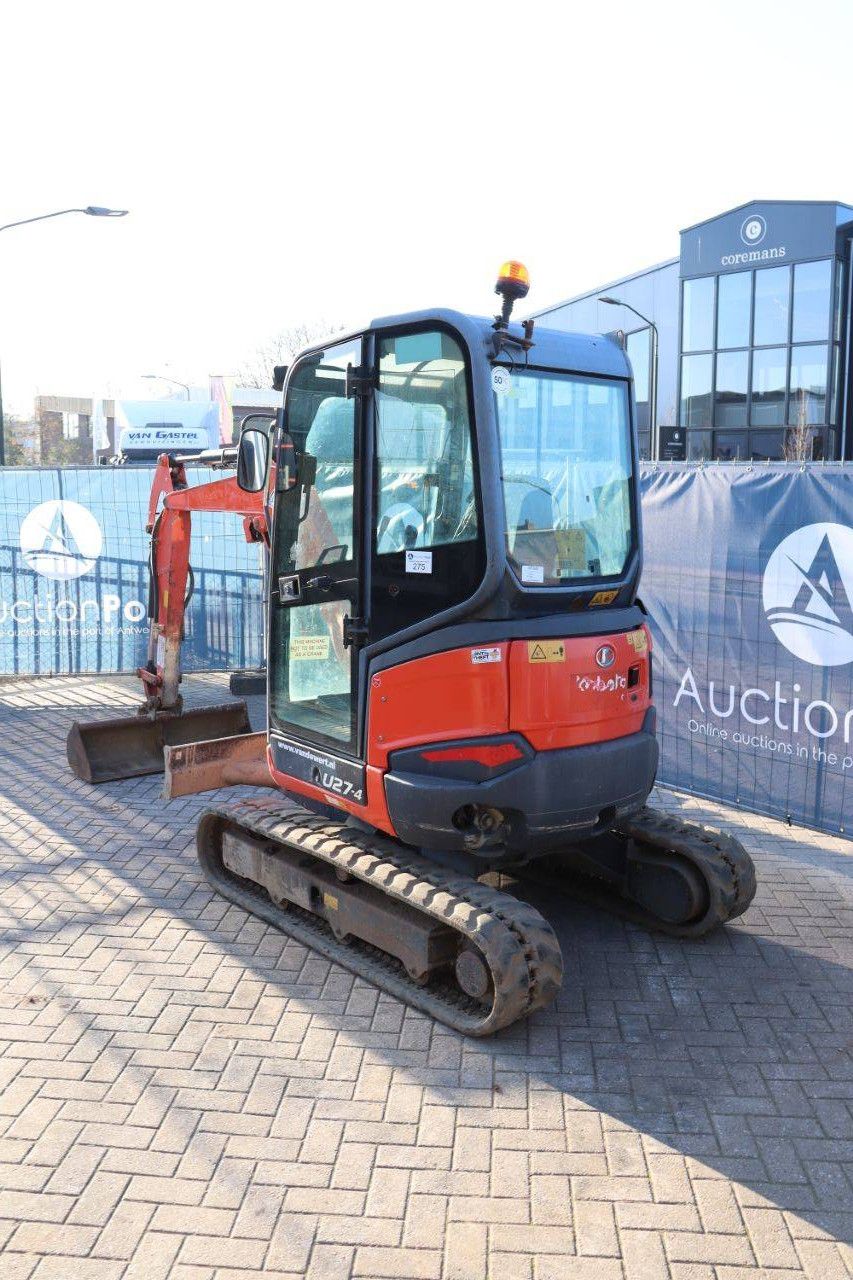 Crawler excavator Kubota U27-4 Diesel 2016