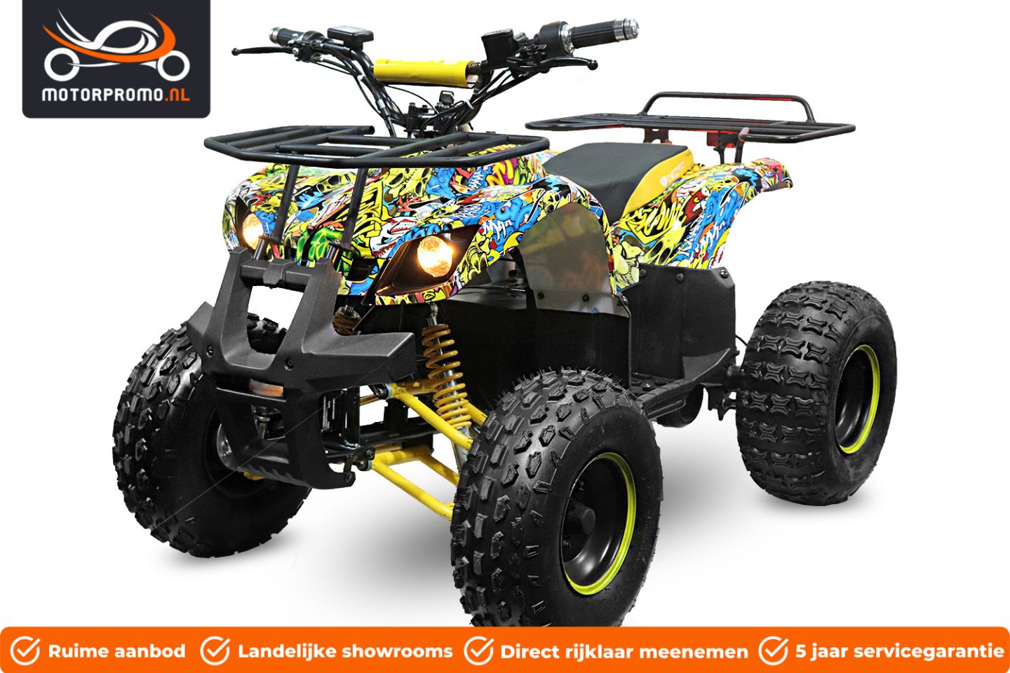 Quads 125cc benzine kinderquads 49cc of elektrisch tot 2000w