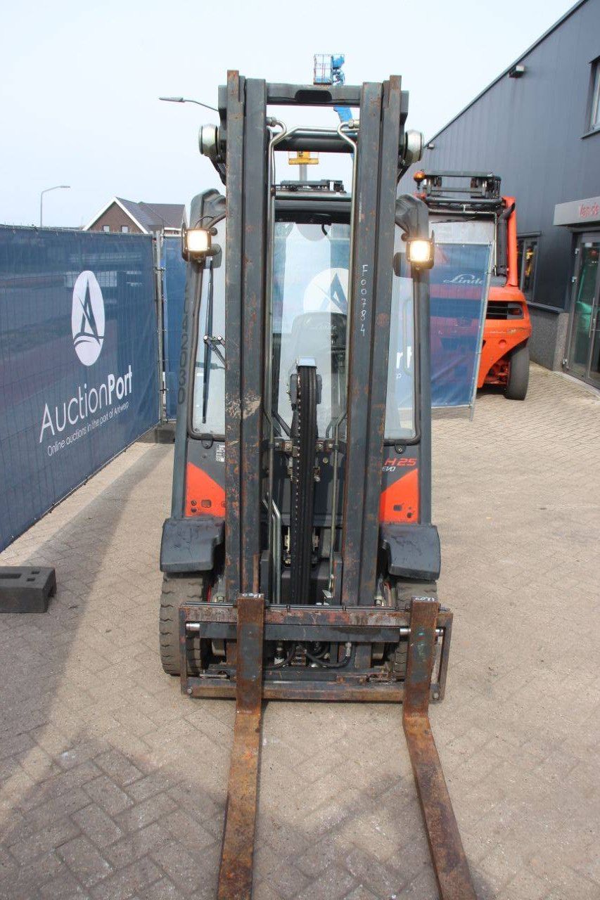 Linde H25T-02 LPG Forklift 2500kg 5.55m 2015
