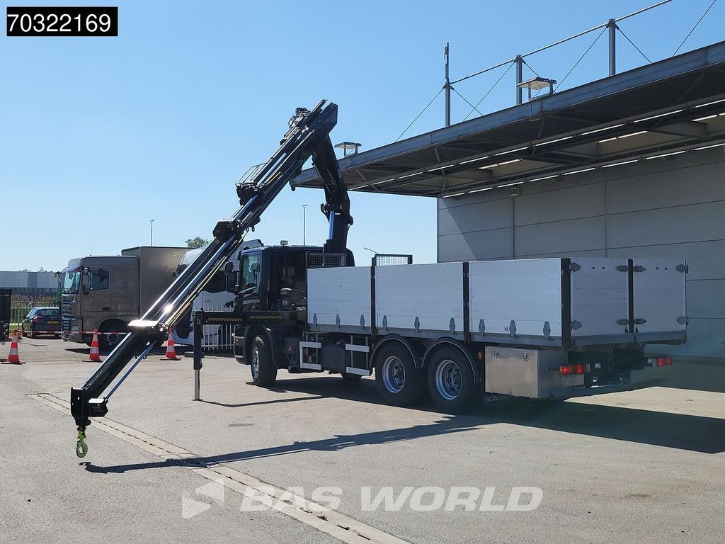 Scania P P340 6X2 HIAB 244 FP-5HIPRO Kran Crane Lift-Axle Manual Euro 4