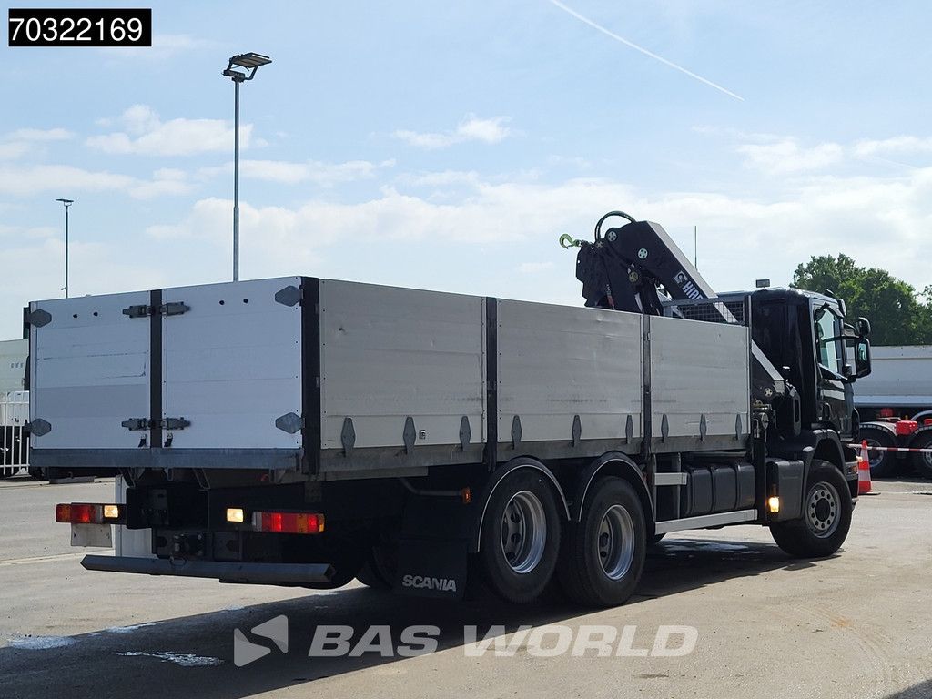 Scania P P340 6X2 HIAB 244 FP-5HIPRO Kran Crane Lift-Axle Manual Euro 4