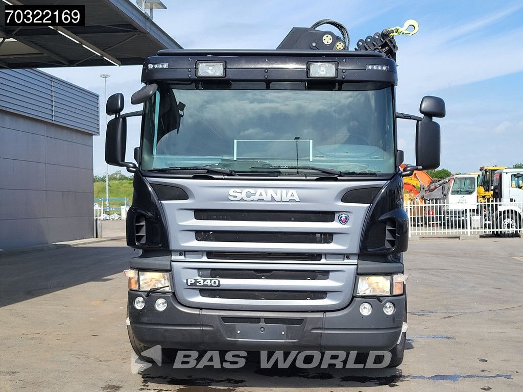 Scania P P340 6X2 HIAB 244 FP-5HIPRO Kran Crane Lift-Axle Manual Euro 4