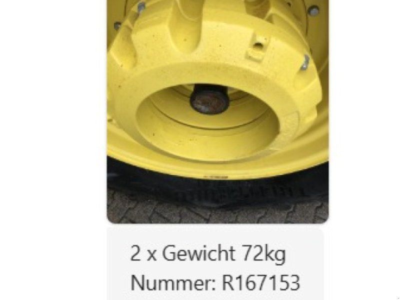 John Deere Hinterradgewichte Komplettsatz