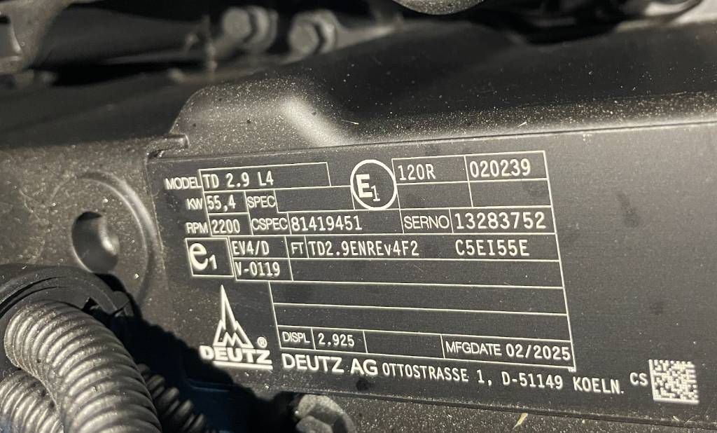 Deutz TD2.9 L4 - 43 kVA Stage V Genset - DPX-19010