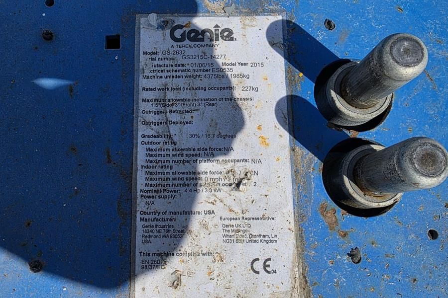 Genie GS2632 Electric, 10m Working Height, 227kg Capacit