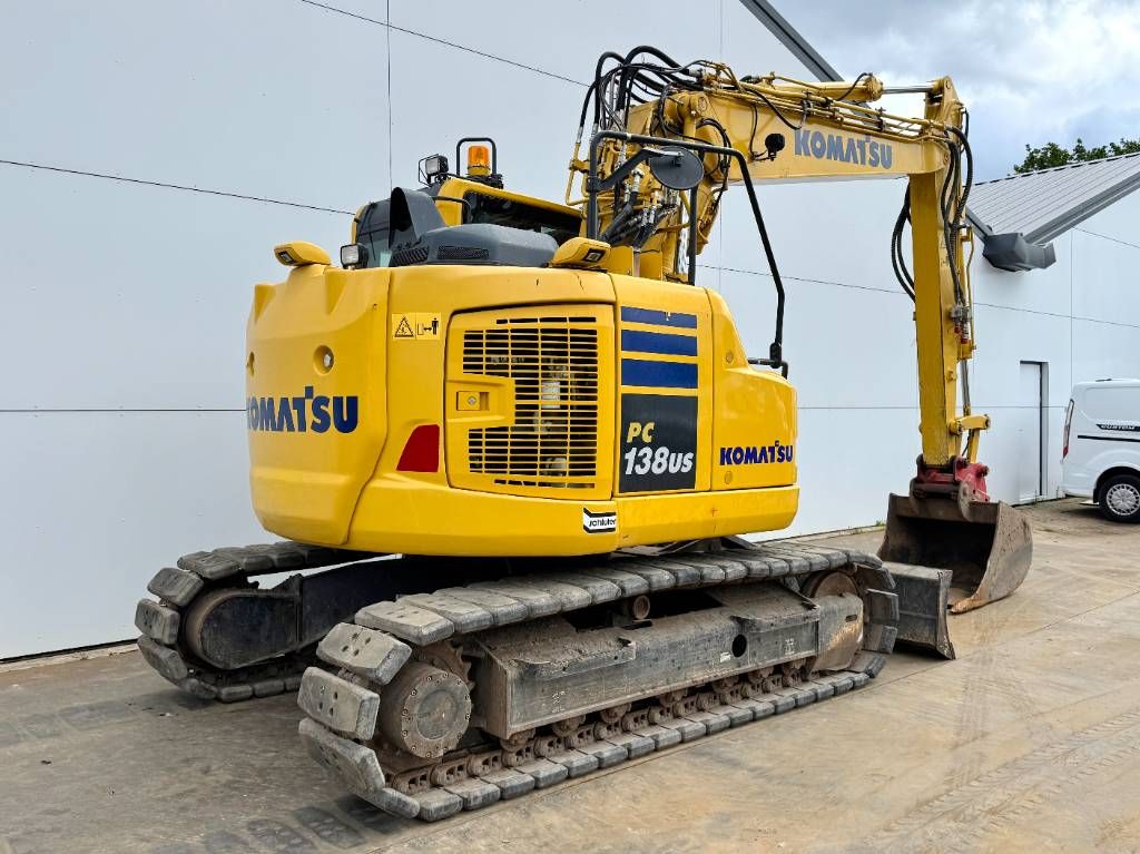 Komatsu PC138US-11 - Triple Boom / Front Blade / 360&ordm; Came
