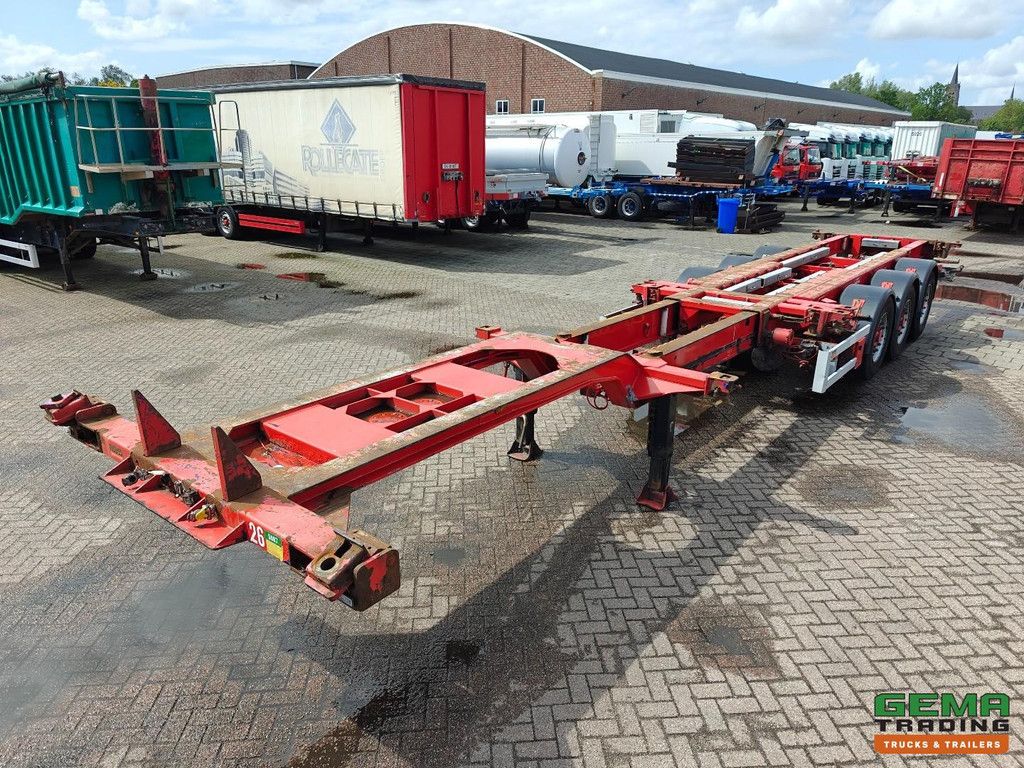 Renders Euro 800 Multi - 2x 20FT 1x30FT 1x40FT 1x45FT - Lift Axle - BPW Axles Disc Brake