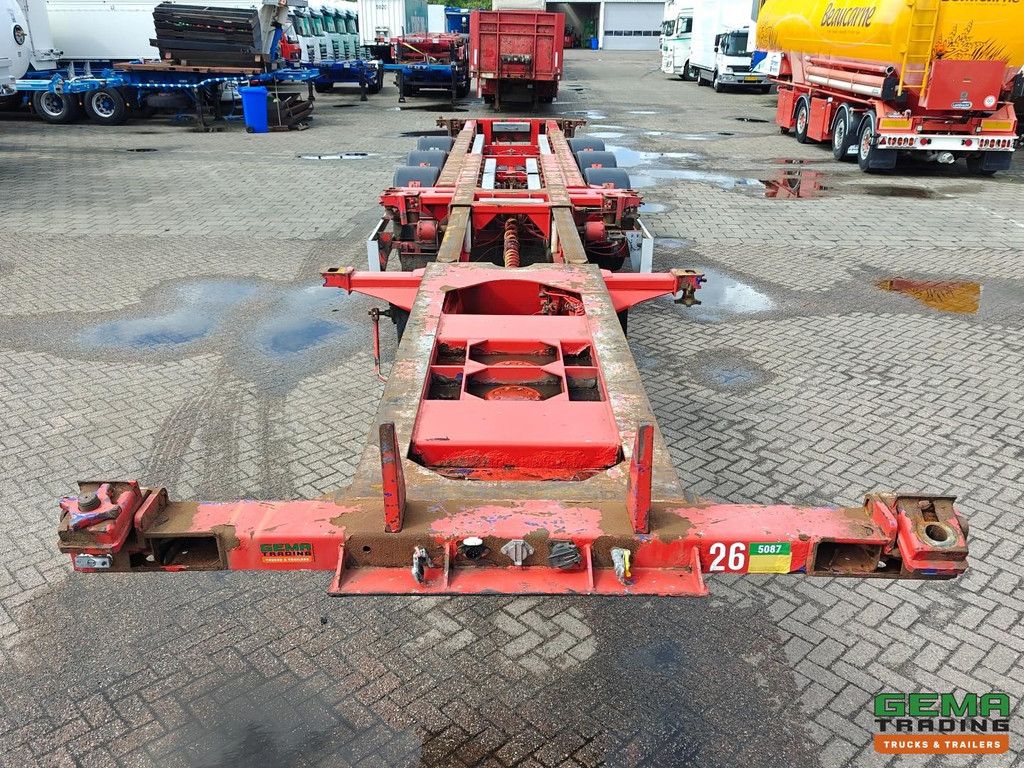 Renders Euro 800 Multi - 2x 20FT 1x30FT 1x40FT 1x45FT - Lift Axle - BPW Axles Disc Brake