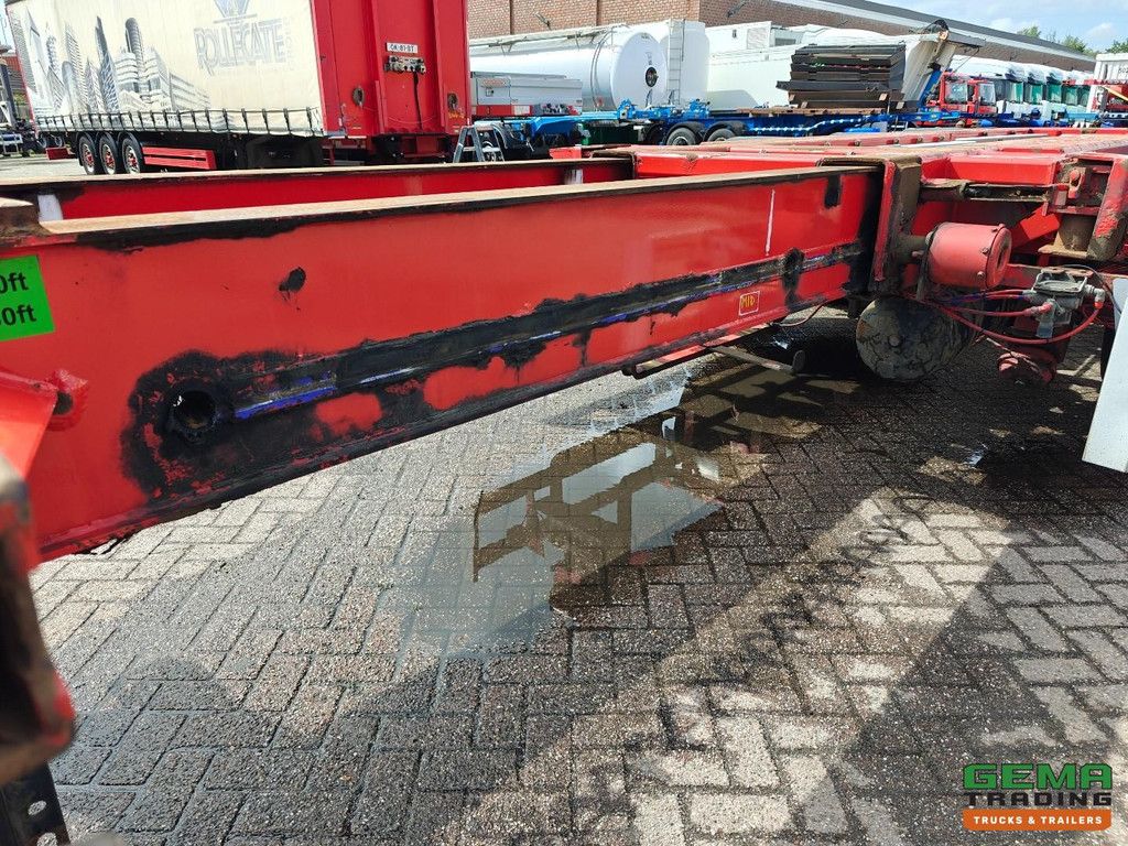 Renders Euro 800 Multi - 2x 20FT 1x30FT 1x40FT 1x45FT - Lift Axle - BPW Axles Disc Brake