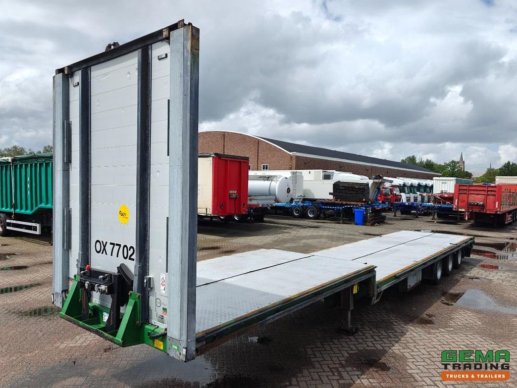 M&V UOPLYST Semi Low Loader 13.6m - Trailing Axle - Electric Support Legs - BpwEco Drum Axle