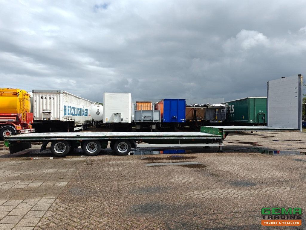 M&V UOPLYST Semi Low Loader 13.6m - Trailing Axle - Electric Support Legs - BpwEco Drum Axle