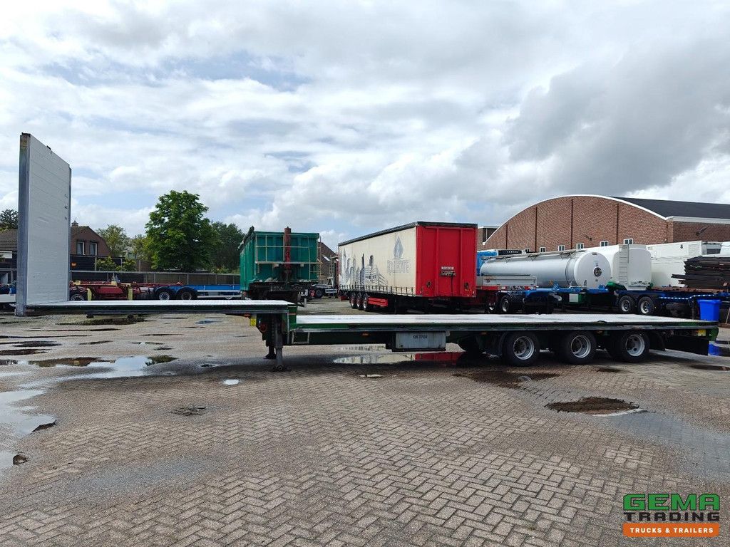 M&V UOPLYST Semi Low Loader 13.6m - Trailing Axle - Electric Support Legs - BpwEco Drum Axle