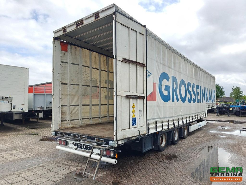 Krone SD Curtain-sided Semi-Low Loader - Pop-up Roof - 3 Axles BPW Drum Brake