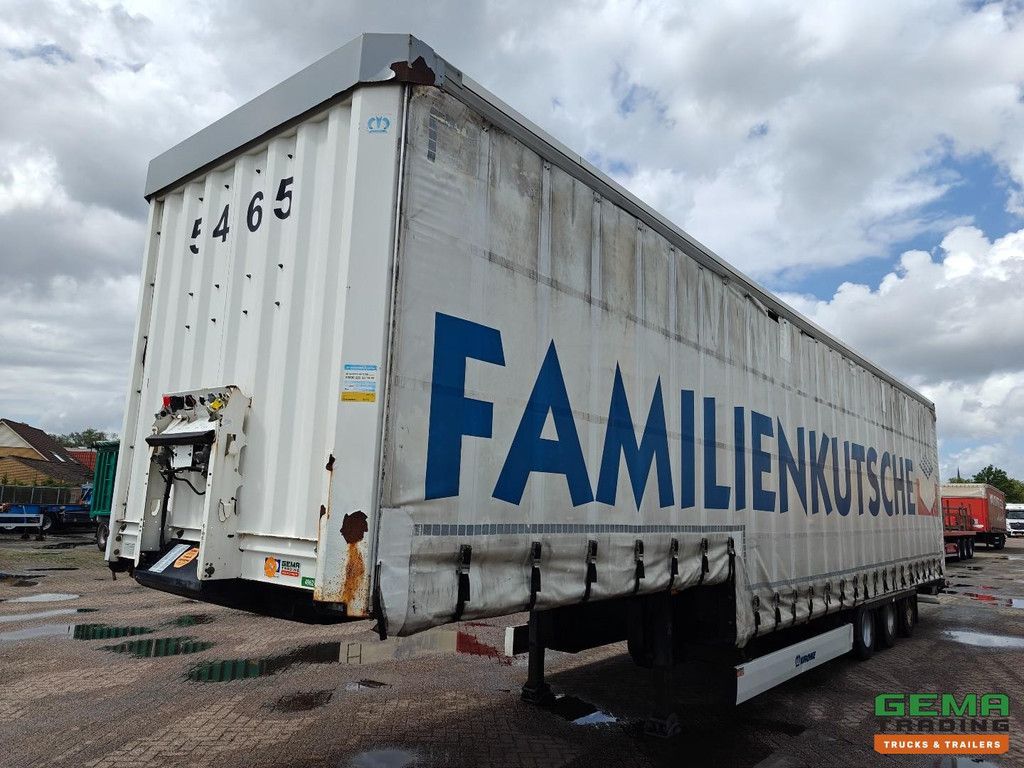 Krone SD Curtain-sided Semi-Low Loader - Pop-up Roof - 3 Axles BPW Drum Brake