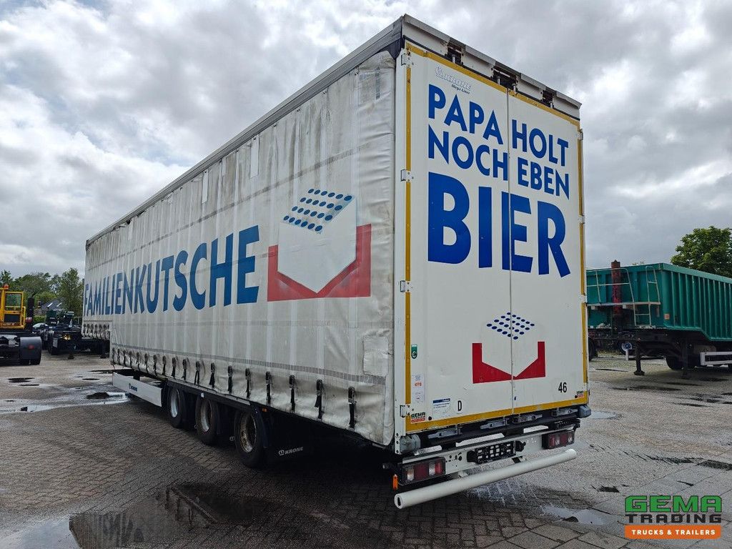 Krone SD Curtain-sided Semi-Low Loader - Pop-up Roof - 3 Axles BPW Drum Brake